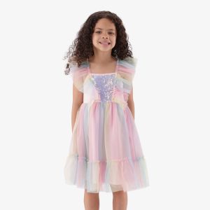 Younger Sequin Mesh Dress