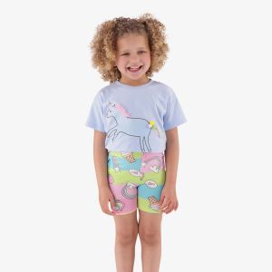 Younger Girl Printed Cycle Shorts