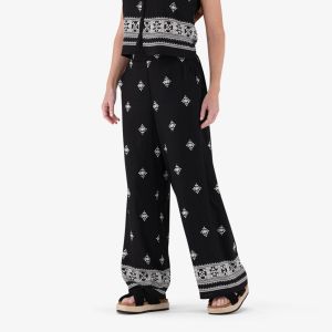 Real Border Print Pants