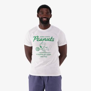Mens Sporty Snoopy Print Tee