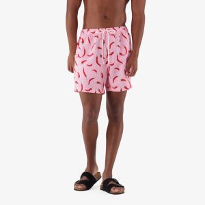 Mens Chilli Print Swimshorts