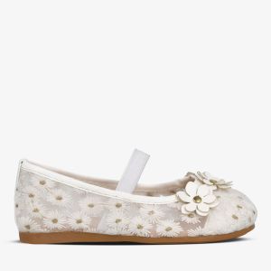 Younger Girl Daisy Mesh Pump