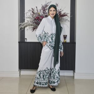 Border Print Pants