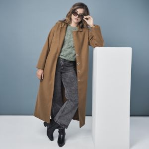 Longer Length Melton Coat