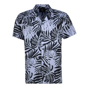 Mens Print Cotton Slub Shirt