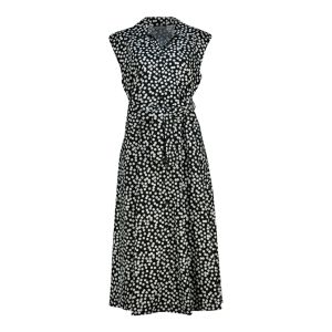 Printed Sleeveless Shirt Dress