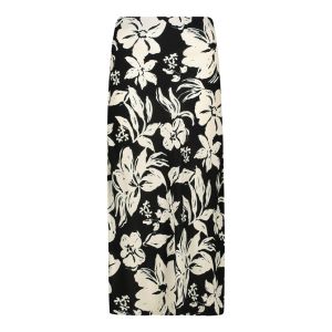 Printed Viscose Bias Midi Skirt