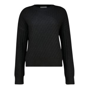Diagonal Crop Sweater