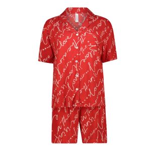 Real Valentines Button Down Sleepwear Set