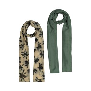 Ladies Print Scarf 2 Pack