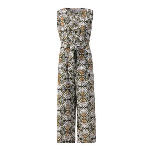 Fresh Cotton Print Jumpsuit