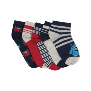 Boys 5 Pack Low Cut Socks