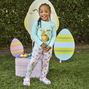 Younger Girl Sequin Bunny Tee