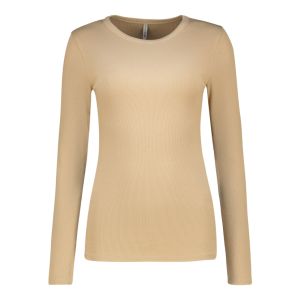 Real Plain Rib Long Sleeve Tee