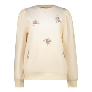 Real Puff Print Fleece Top