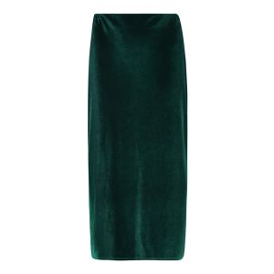 Velour Midi Skirt