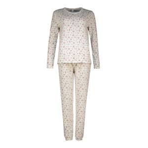 Womens Waffle Pajama Set