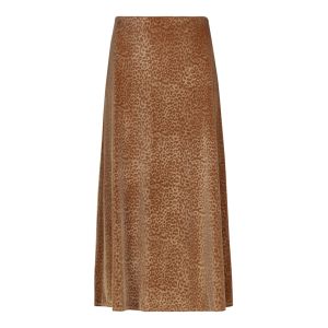 Jacquard Velour Midi Skirt