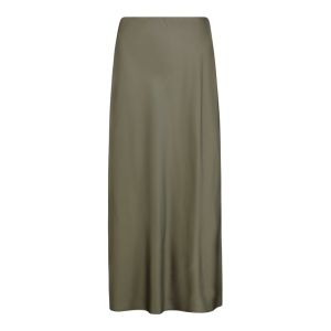 Plain Satin Maxi Skirt