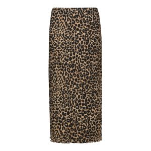 Printed Satin Maxi Skirt