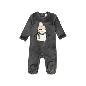 Baby Penguin Fleece Sleepsuit