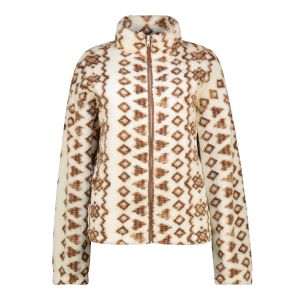 Real Printed Teddy Zip Jacket