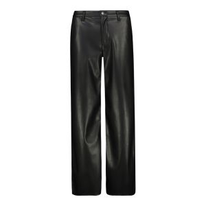 Real PU Wide Leg Pants