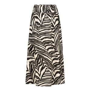 Printed Shirred Maxi Skirts