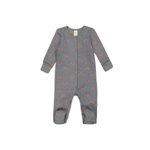 Baby Girls Rainbow Fleece Babygrow