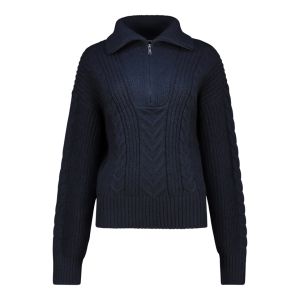 Real Cable Zip Sweater