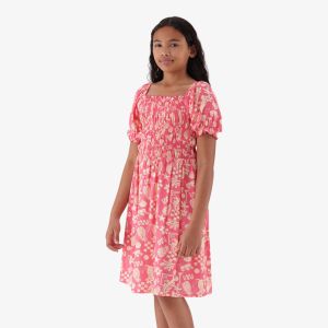 Older Girl Shirred Dress