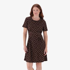Real Crinkle Spot Dress