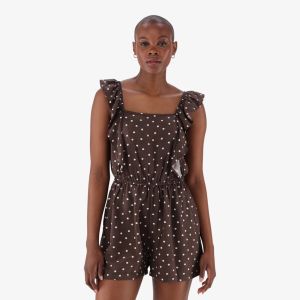 Real Wide Strape Jumpsuit