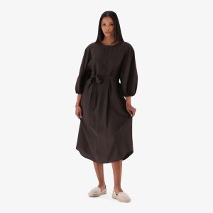 Real Belted Midi Dress