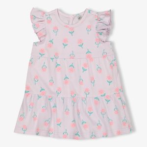 Baby Pom Pom Floral Dress