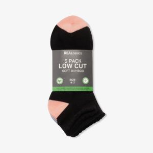 Real Low Cut Socks 5pk