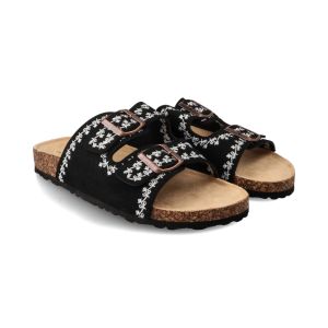 Real 2 Bar Embroidered Sandal