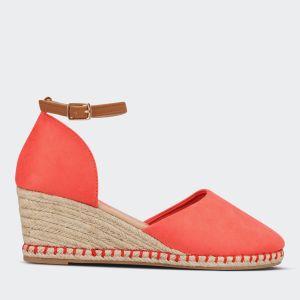 Real Espadrille Wedge Pump