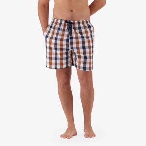 Mens Check Pajama Shorts