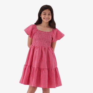 Older Girl Check Dress