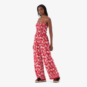 Real Adjustable Strap Long Jumpsuit