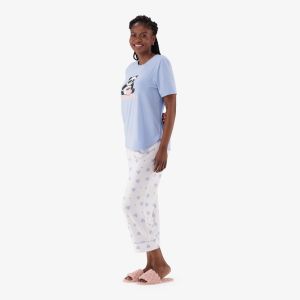 Real Cropped Pajama Set
