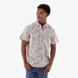 Mens Leaf Print Shirt