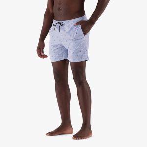 Men Printed Swim Shorts