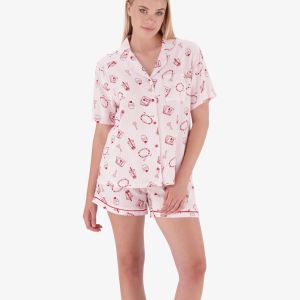 Real Valentines Button Down Sleepwear Set