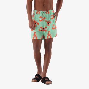 Mens Lobster Print Swimshorts
