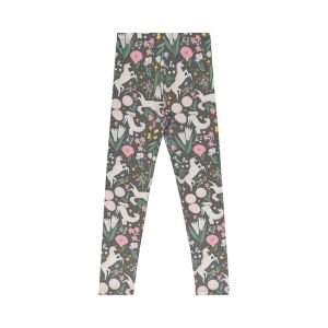 Older Girl Foil Printed Full Legging