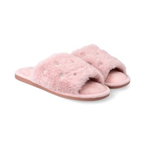 Open Toe Slipper On Comfort Sole