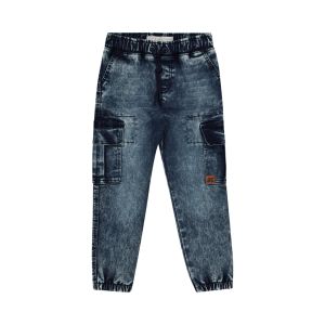 Younger Boys Styled Denim Jogger
